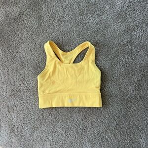 Nike Yellow Sports Bra
